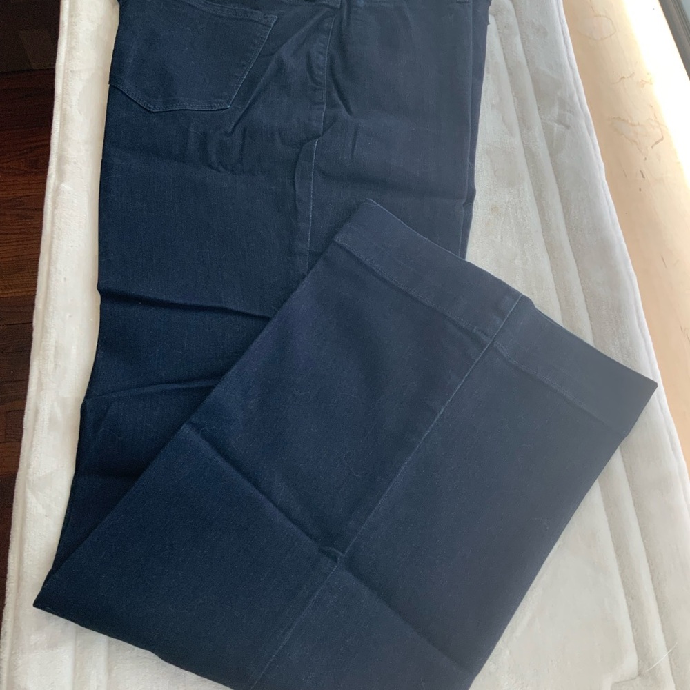 NYDJ Dark Blue Wide Leg Jeans
